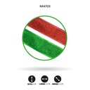 CINTA NAVIDEÑA ANCHO 4CM x 3 YARDAS, 24 X DISPLAY [PAC3693]