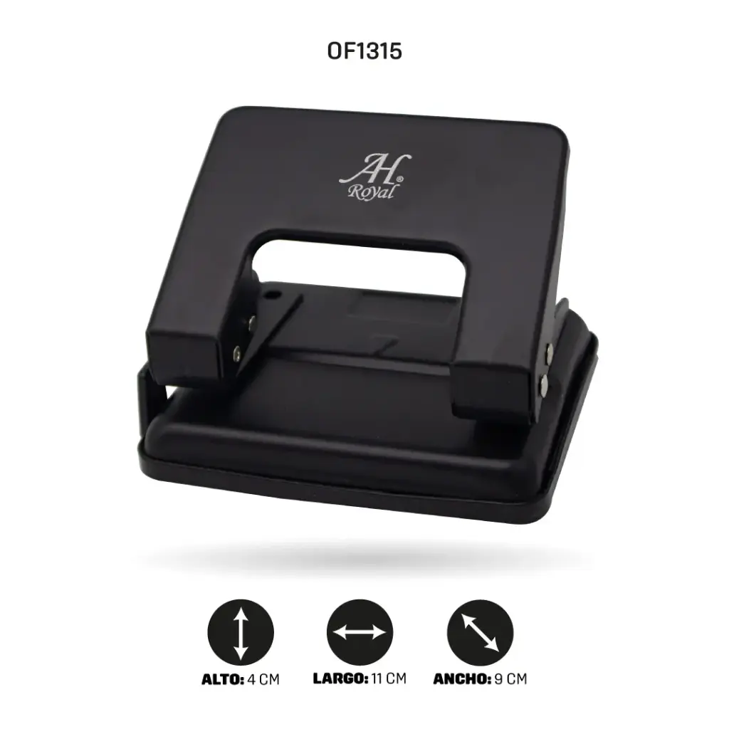 PERFORADORA AH ROYAL 2 HUECOS PARA 20 HOJAS [PAC40012-1315]