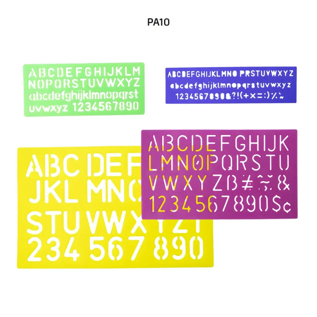 PLANTILLA AHROYAL LETRAS X4 [PAC90178-10]