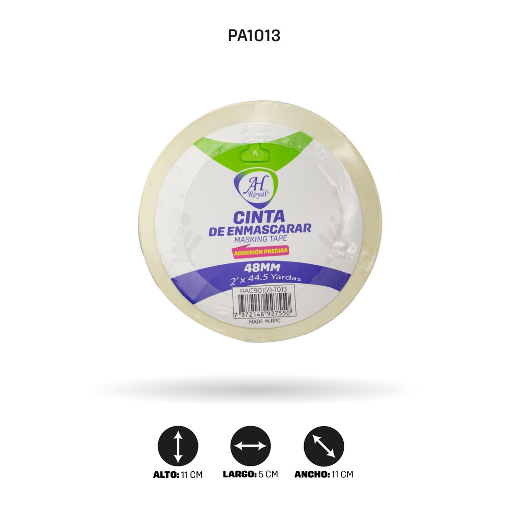 CINTA AH ROYAL ENMASCARAR 48mm 2" x 40m [PAC90159-1013]