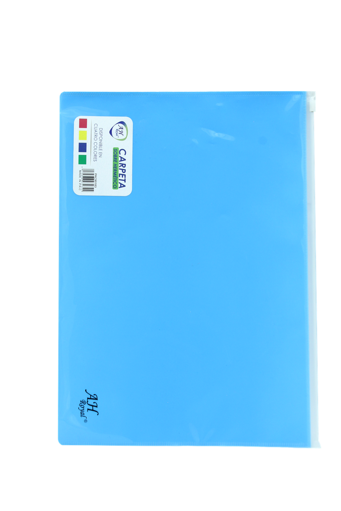 CARPETA AH ROYAL SOBRE HERMETICO A4 CON CIERRE [PAC90183-4431]