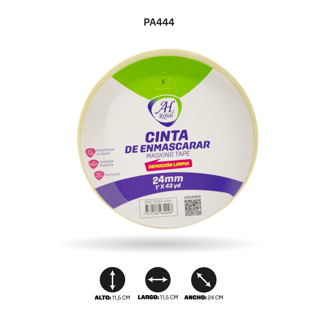 CINTA AH ROYAL ENMASCARAR 24mm 1" 40m [PAC2520-444]
