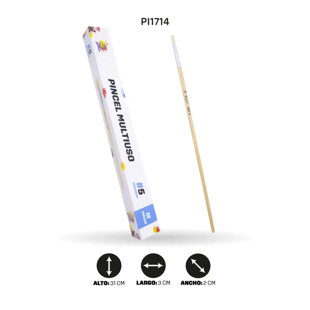 PINCEL CHINO AH ROYAL REDONDO NO 5 X12 [PAC20017-1714-PAC80098-1714]