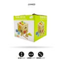 DIDIACTICO CUBO EN MADERA FIGURAS [PAC2303]