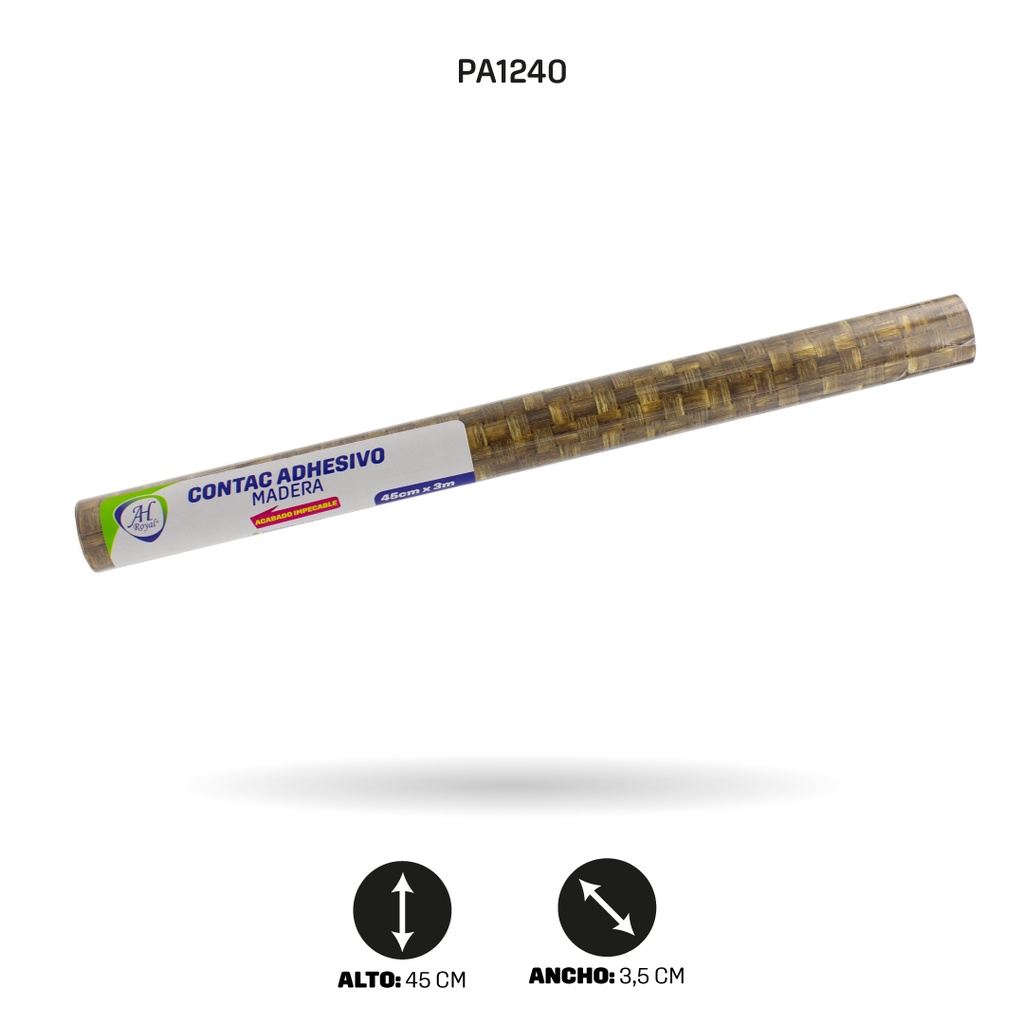 PAPEL CONTAC AHROYAL MADERA 5132 DE 3 mts x 45 cms [PAC3538-1240]