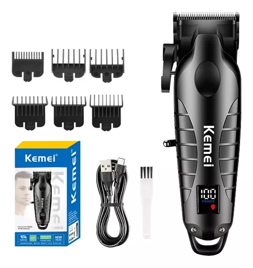 MAQUINA CORTA CABELLO KEMEI RELOJ DIGITALLFJ-KM-2290-SIN BASE [PAC4286]
