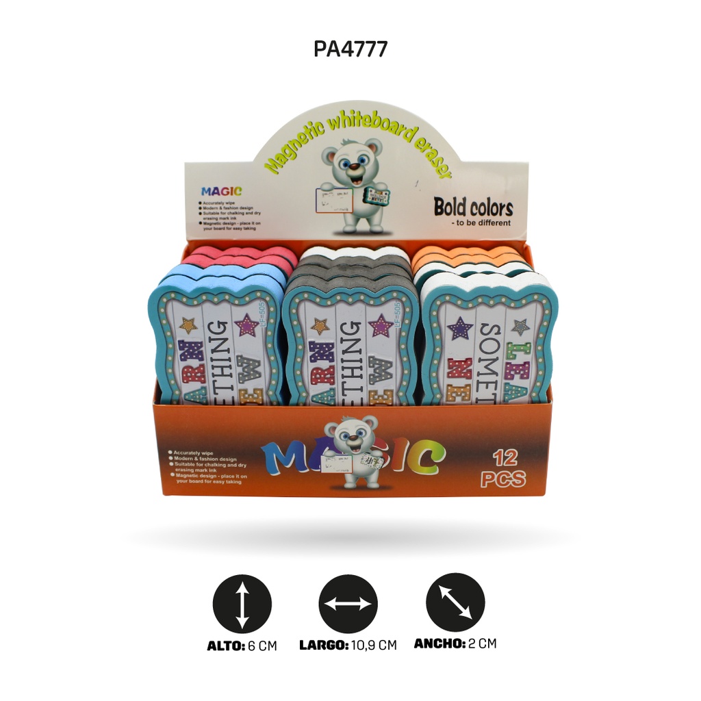 BORRADOR TABLERO MAGNETICO FIGURAS [PAC4344]