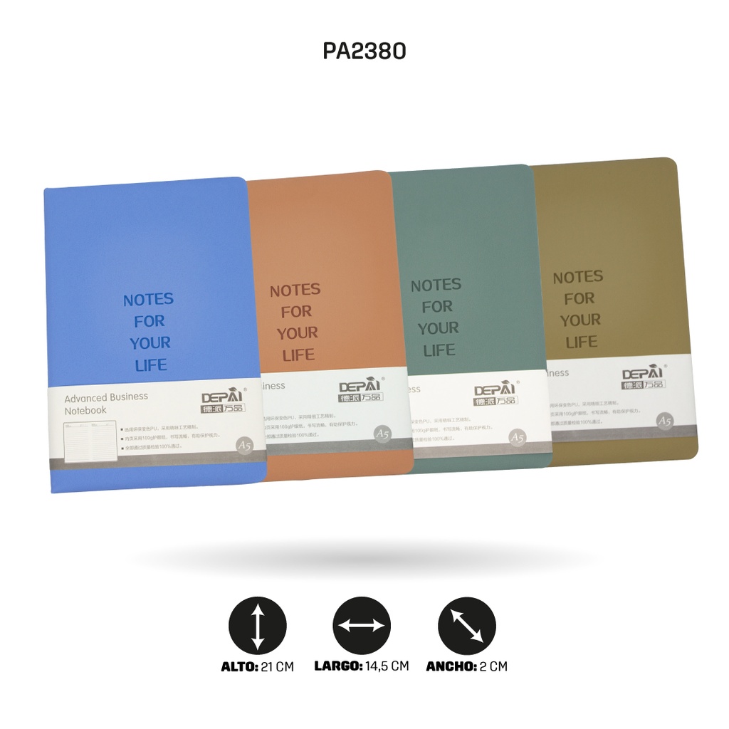 AGENDA TIPO CURINA NOTES FOR YOUR LIFE 25-78 [PAC4758]