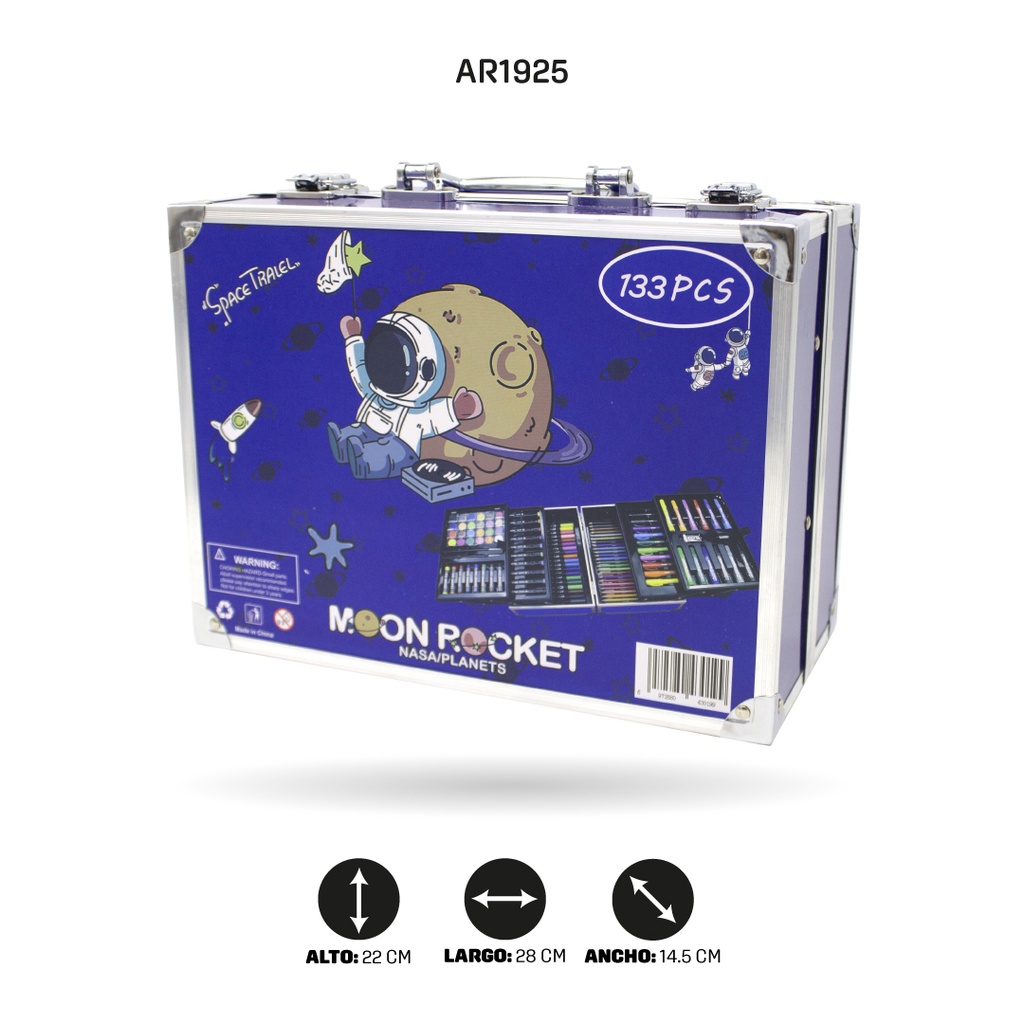 SET DE ARTE MALETA CON 133PCS [PAC5398]