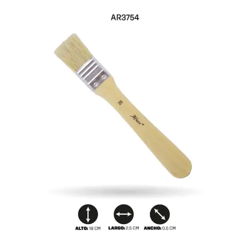 [AR3754] BROCHA AH ROYAL PELO EN CERDA 1 PULGADA Nº 2 [PAC70049-3754]