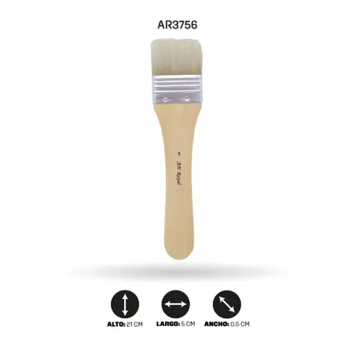 [AR3756] BROCHA AH ROYAL DE CERDA 2 PULGADAS Nº 5 [PAC70051-3756]