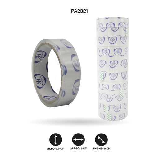 [PA2321] CINTA AH ROYAL IMPRONTA 1" 45mc 30yd SET X12 UND [PAC4779-2321]