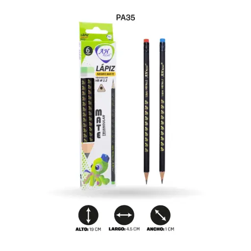 [PA35] LAPIZ AH ROYAL NEGRO HB # 2 CAJA X 6 UND [PAC3173/2511]