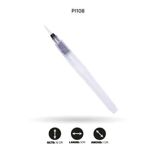[PI108] PINCEL RECARGABLE PARA ACUARELA REDONDO TALLA L [PAC90434-108]