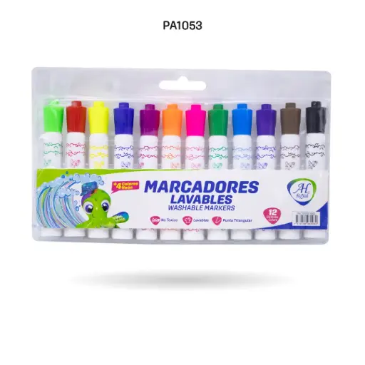 [PA1053] MARCADOR AH ROYAL LAVABLE X 12 UND [PAC70610-1053]