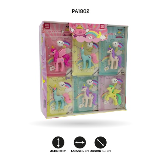 [PA1802] BORRADOR UNICORNIO BOX 24 UND QH-8708  [PAC4620]