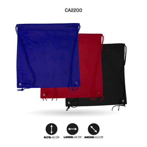 [CA2200] TULA CON CUERDA 40x38CM [PAC5169]