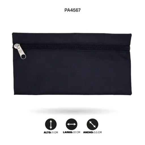 [PA4567] CARTUCHERA EJECUTIVA NEGRA