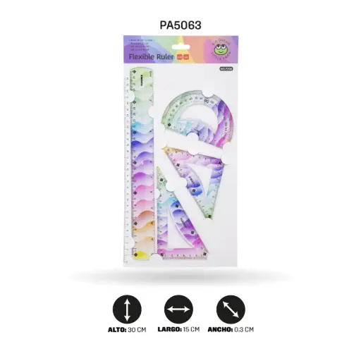 [PA5063] JUEGO GEOMETRICO SILICONADO ESTAMPADO MERDIANOF206 [PAC6423]