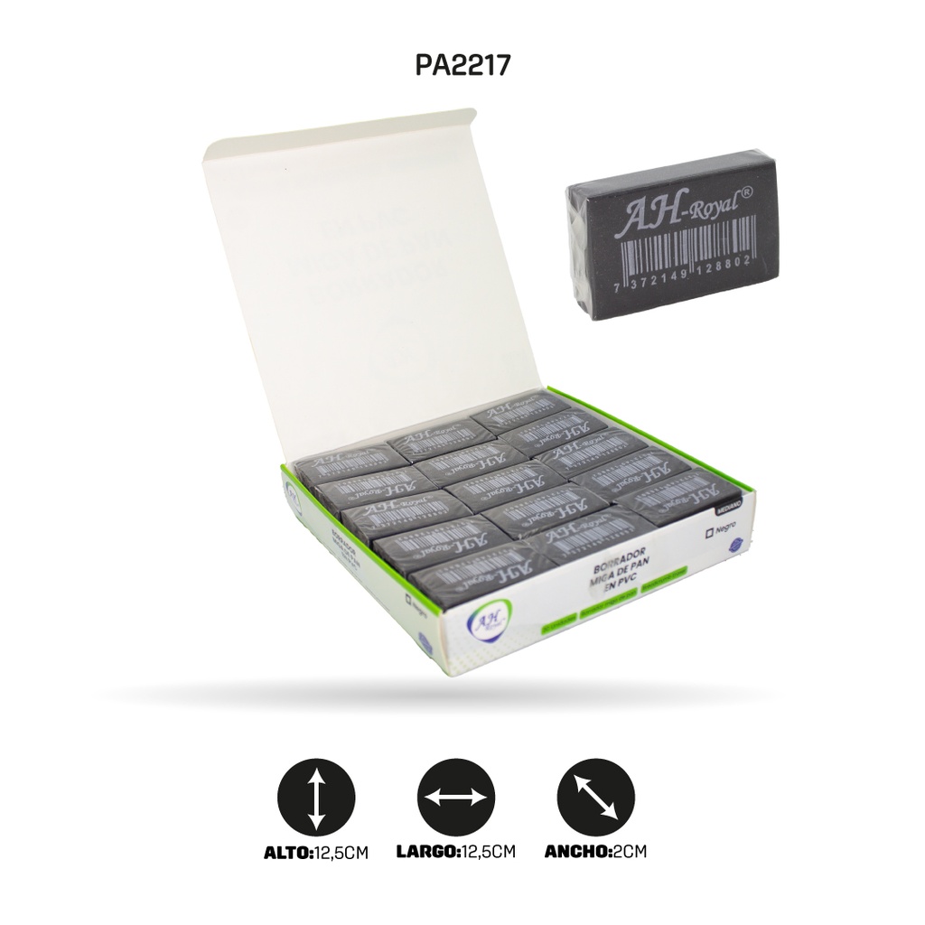 BORRADOR MIGA DE PAN PVC MEDIANO X30 [PAC3198]