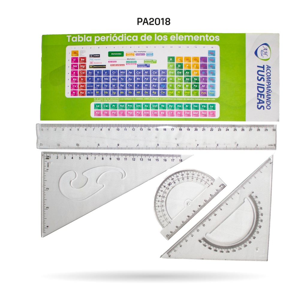 JUEGO GEOMETRICO AH ROYAL CON TABLA PERIODICA  [PAC10045-PAC2136-2018]