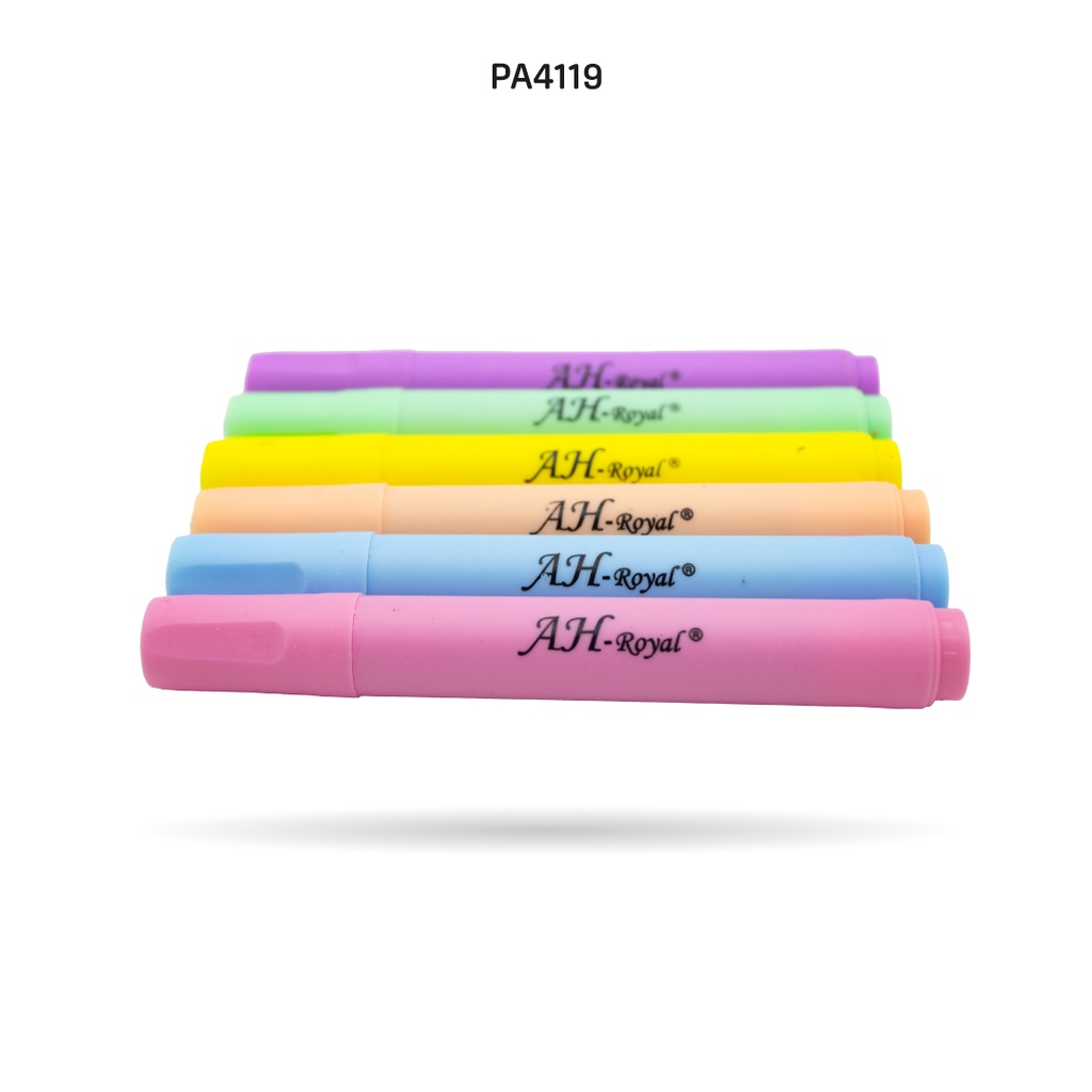 RESALTADOR AH ROYAL PASTEL  X 6 UNDS (PAC3578)
