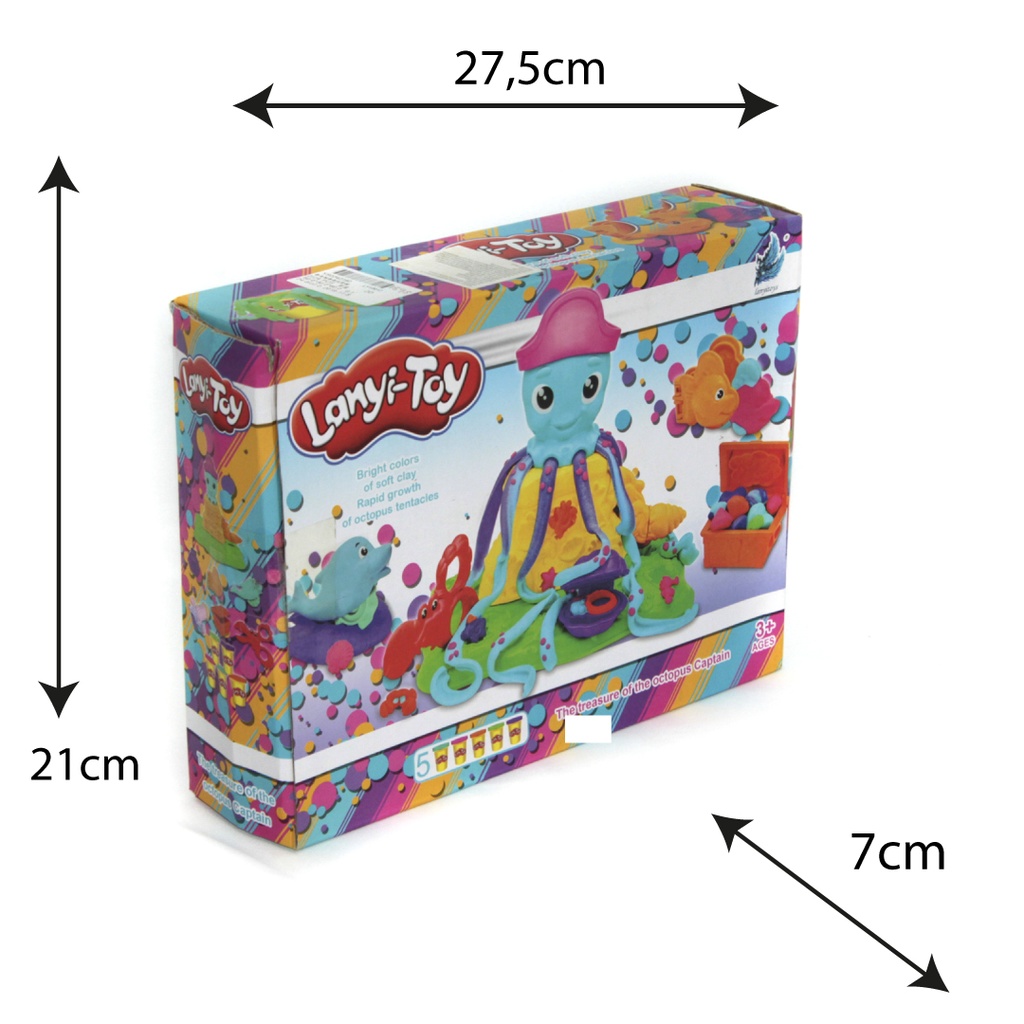 JUEGO DE ARCILLA FIGURA DE PULPO [LY10012 / YS0242140]