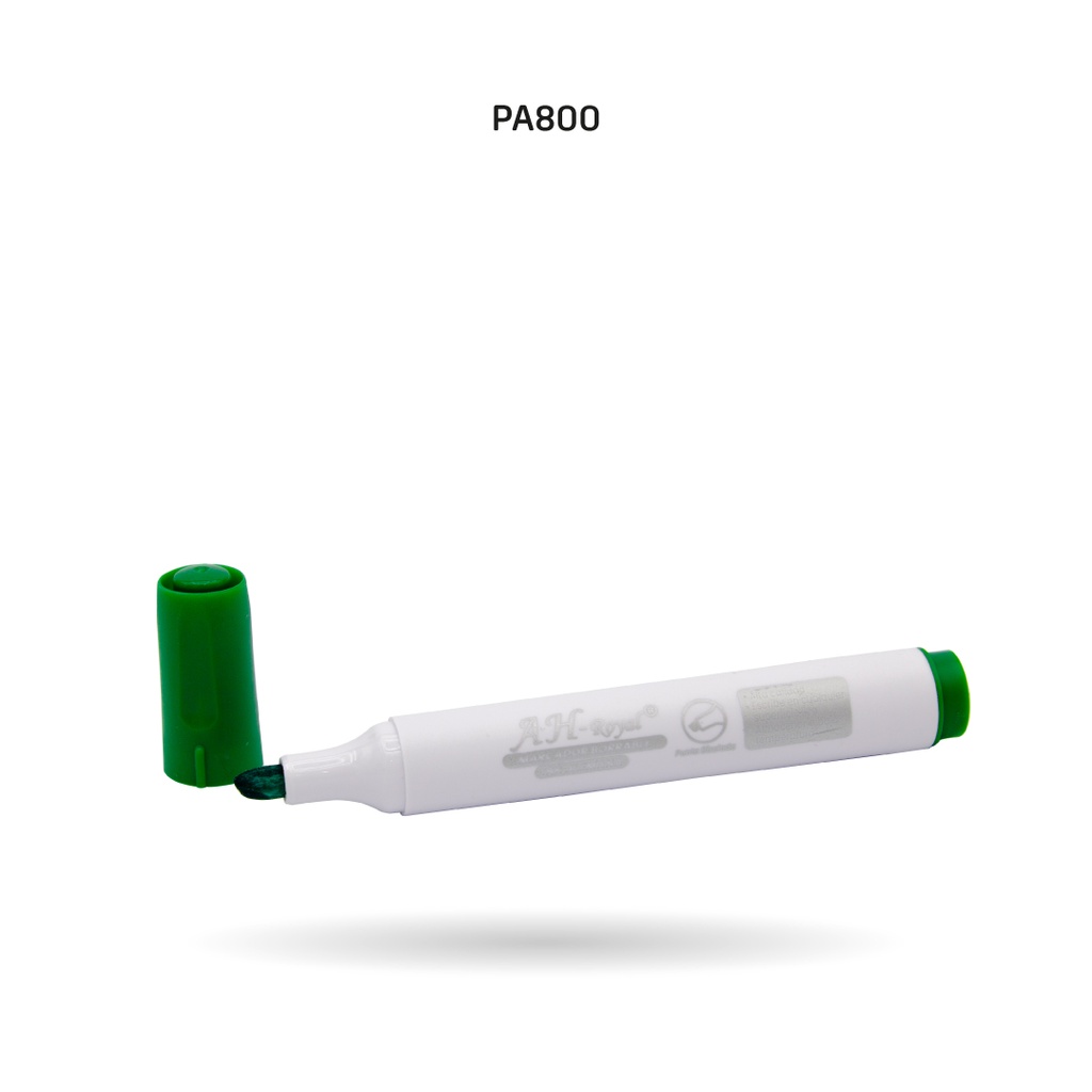 MARCADOR AH ROYAL BORRABLE BISELADO VERDE  [PAC70585-800]