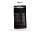 SET DE LAPICES PARA DIBUJO X12 CAJA METALICA NEGRA [PAC4217 - USL-967]