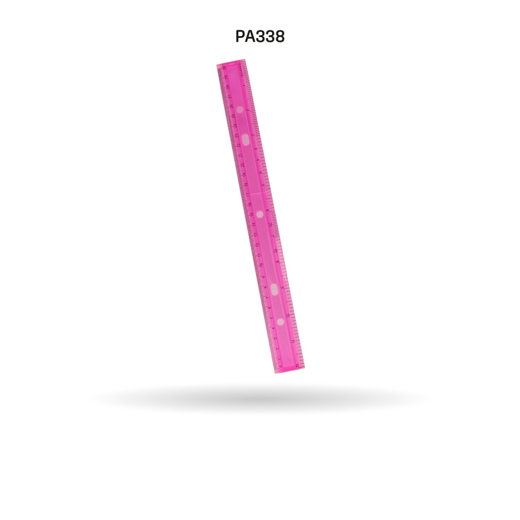 REGLA  PLASTICA COLORES SURTIDOS X 30CM DISPLAY X 48 [PAC60013-338-PAC30022-338]
