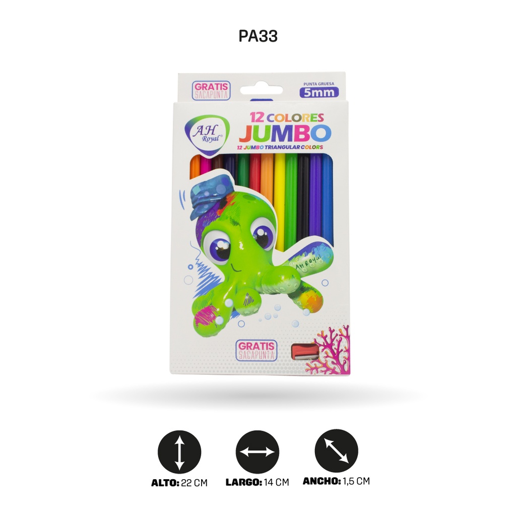 COLOR AH ROYAL JUMBO X12 [PAC2502-33]