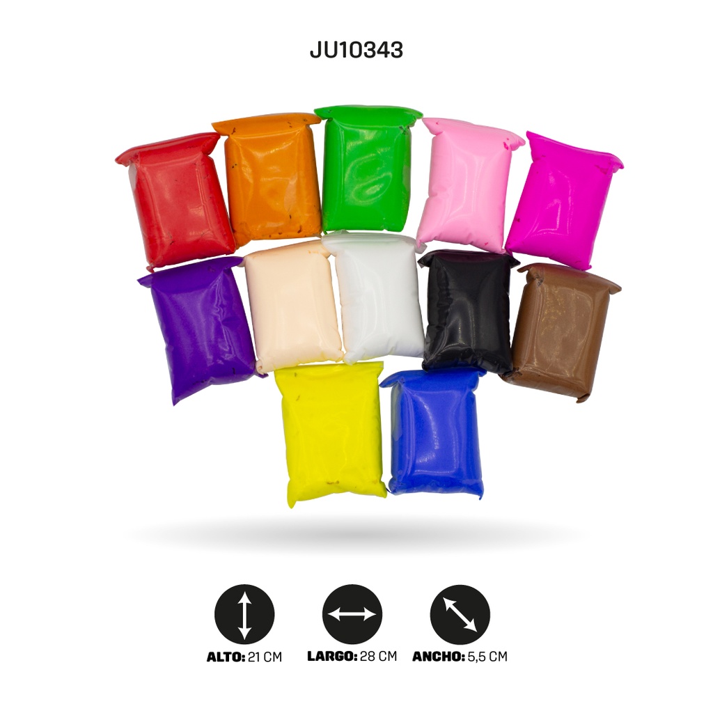 FOAMY MOLDEABLE  36COLORES (DISPLAY x 36) [PAC3079]