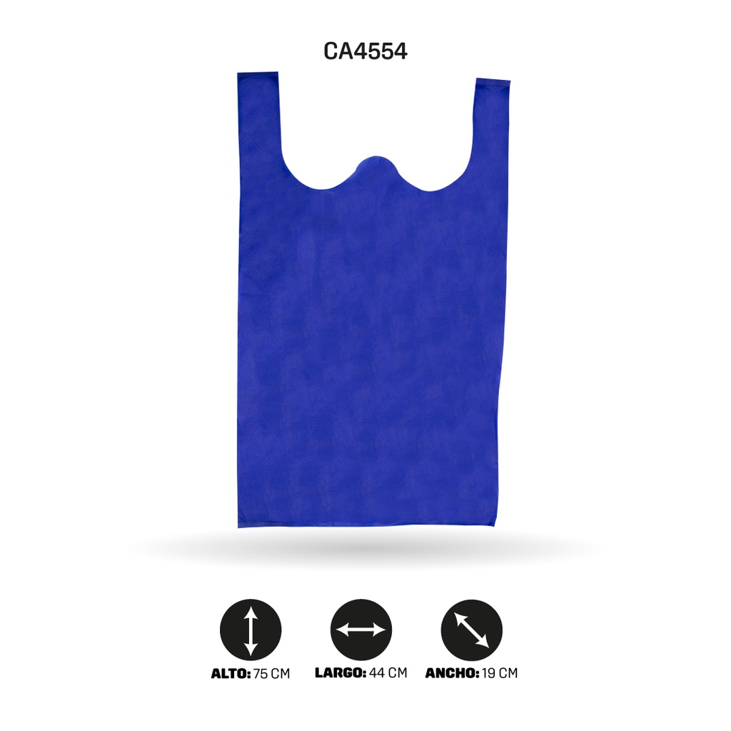 BOLSA CHALECO EN CAMBRE COLOR SURTIDO75x44x19CM (PAC4 357)