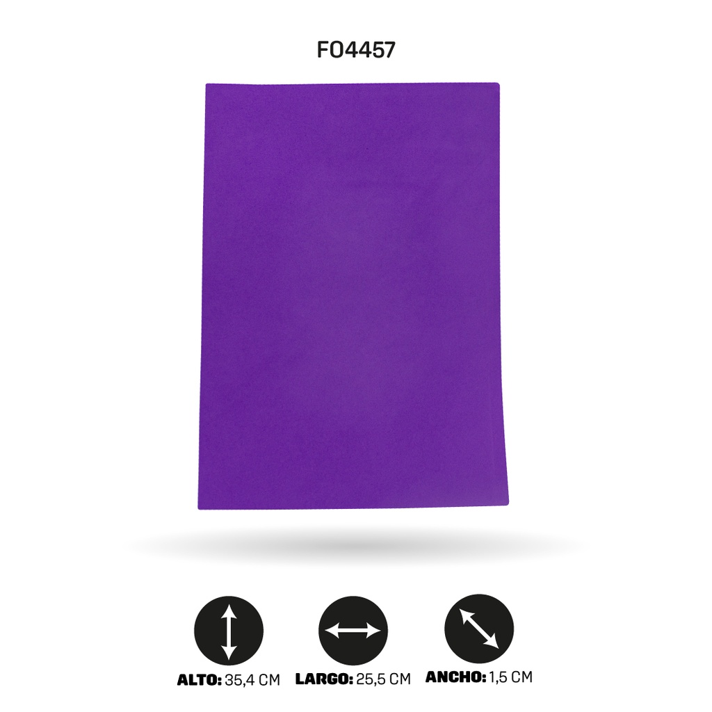 FOAMY 1/8 AH ROYAL SURTIDO LISO X 10 UND [AH80100015]