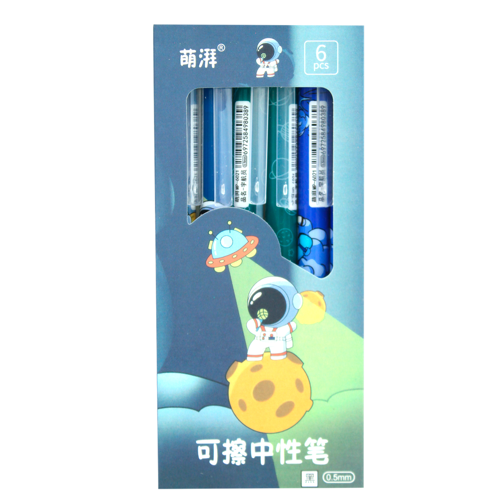 BOLIGRAFO RETRATIL O,5MM BORRABLE ASTRONAUTA MP-6021 DISPLEY X 6 UND