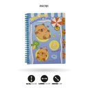 AGENDA DE OSOS Y GATOS 80 HOJAS  SUMER ARGOLLADA OSO A5-205-43 2 MOTIVOS [PAC4766]