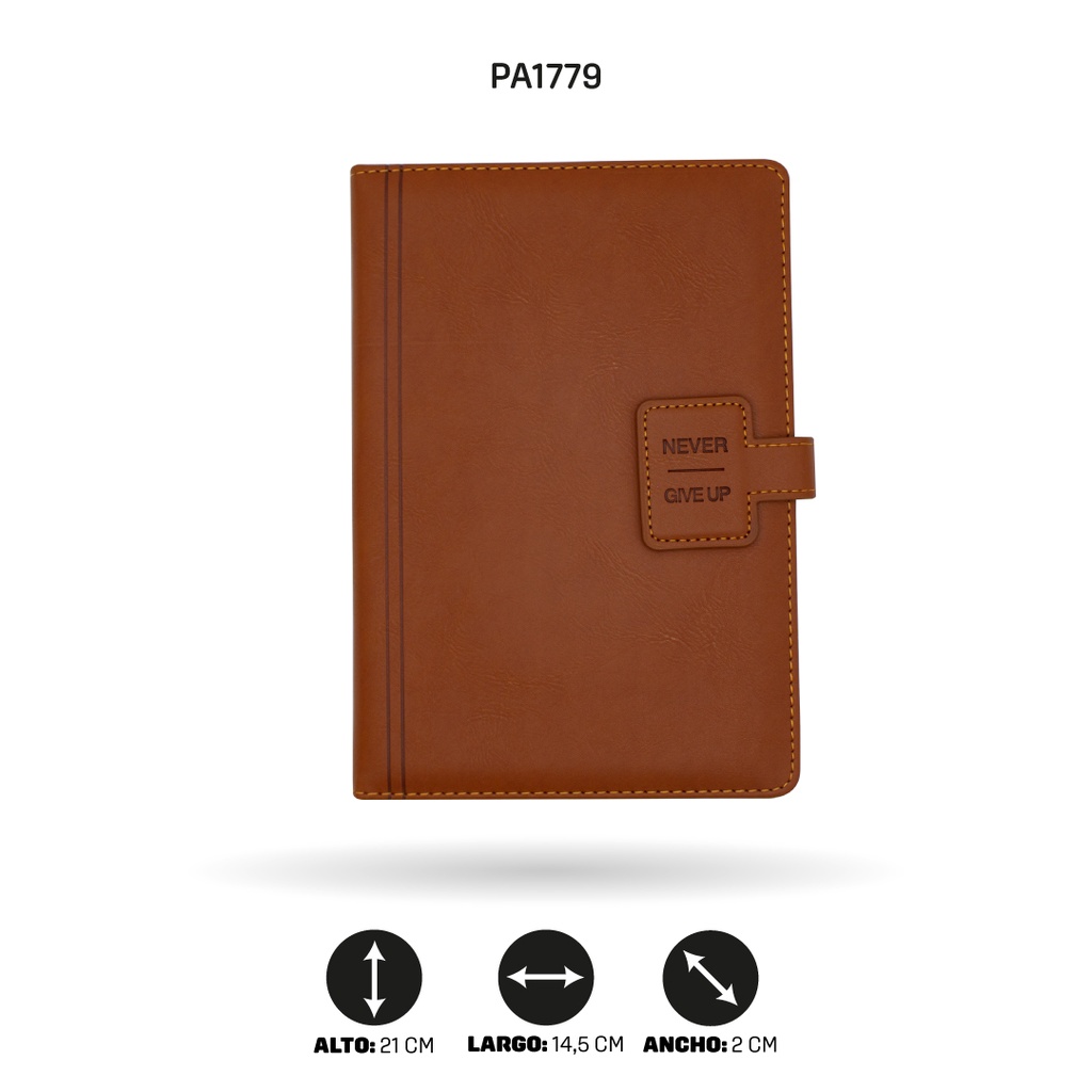 AGENDA CON BROCHE DE 100 HOJAS 25-84 [PAC4764]