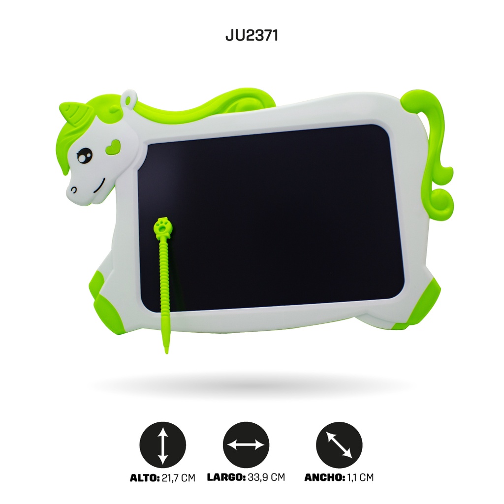 TABLERO UNICORNIO LCD, 4 MOTIVOS