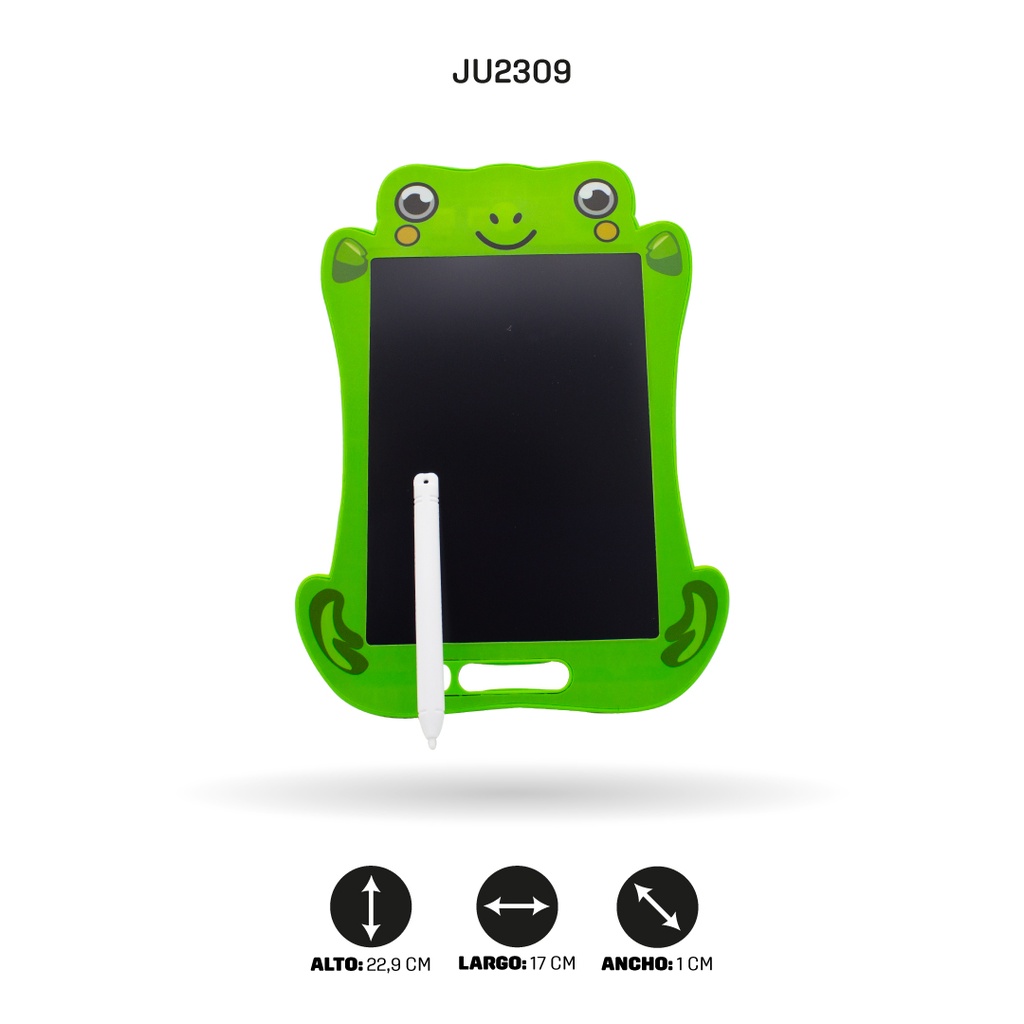 TABLET DE DIBUJO ANIMALES LCD 4 MOTIVOS