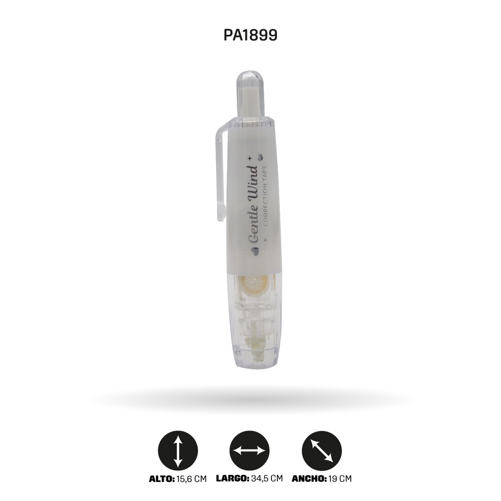 CINTA CORRECTORA 4 COLORES PASTEL +1 REPUESTO DISPLAY 24