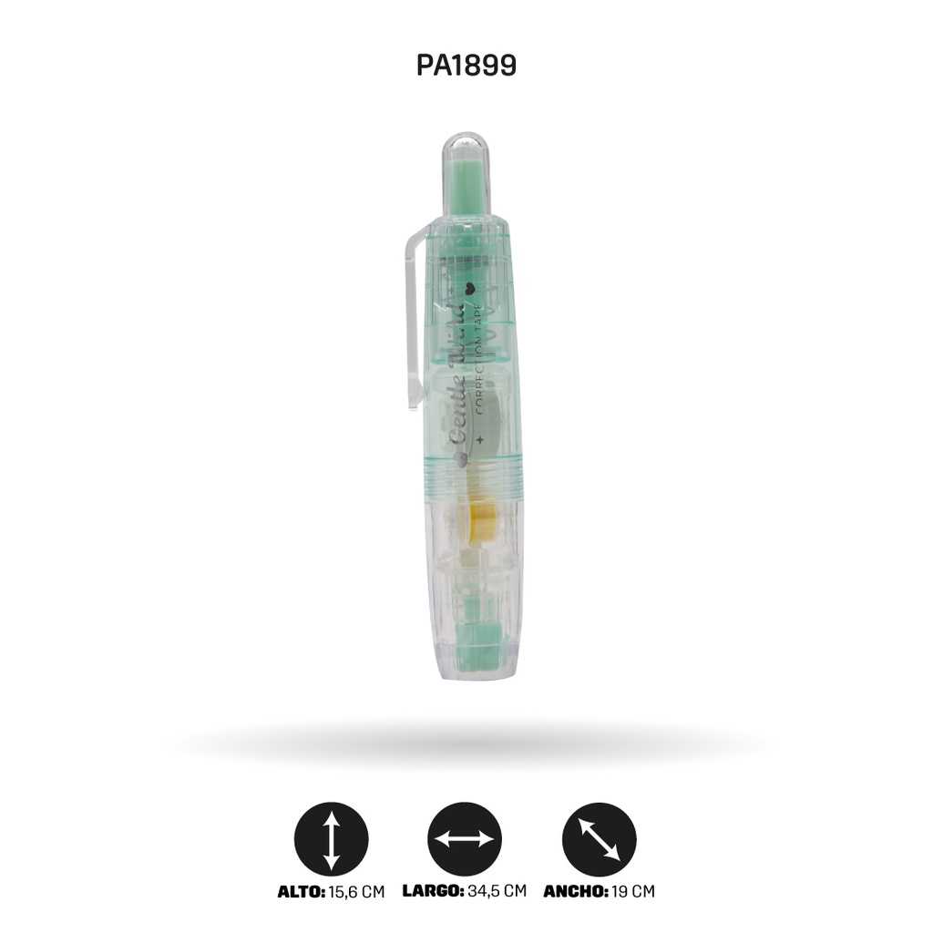 CINTA CORRECTORA 4 COLORES PASTEL +1 REPUESTO DISPLAY 24