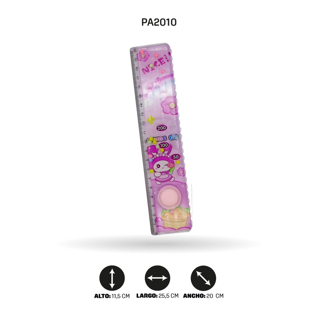 REGLAS BUNNYS, ASTRONAUTA, UNICORNIO XPM-3010-2/5/7/15 20CM DISPLX 24 [PAC4715]