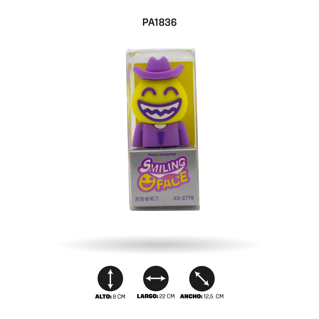 SACAPUNTAS XX-2778 TIPO EMOJIS [PAC4565]