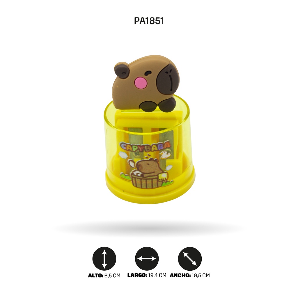 SACAPUNTAS DOBLE KM9308C CAPYBARA [PAC4594]