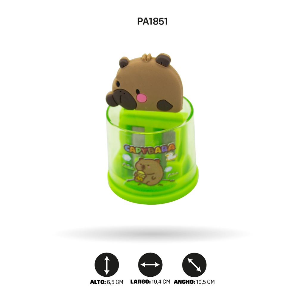SACAPUNTAS DOBLE KM9308C CAPYBARA [PAC4594]