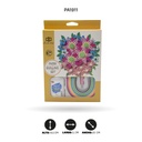 ACOLCHADO DE PAPEL YZ178 MOTIVO FLOR DISPLX 10 [PAC4668]