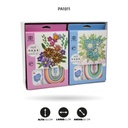ACOLCHADO DE PAPEL YZ178 MOTIVO FLOR DISPLX 10 [PAC4668]