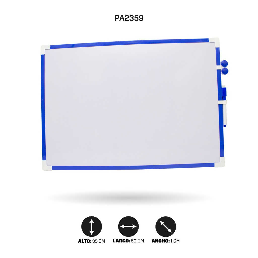 TABLERO NEÓN CON MARCADOR Y BORRADOR 35x50 [PAC4734]