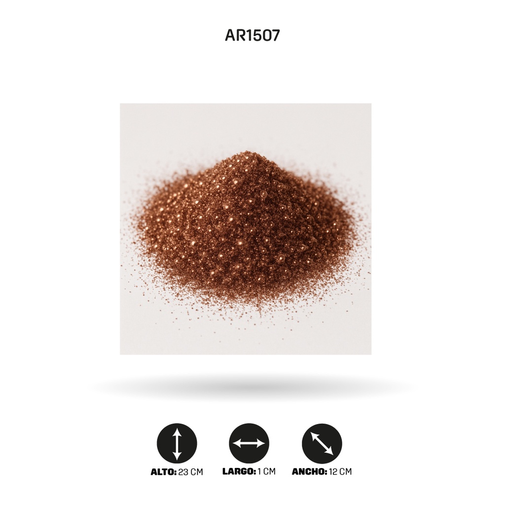 ESCARCHA COLOR COBRE X LIBRA [PAC5140]