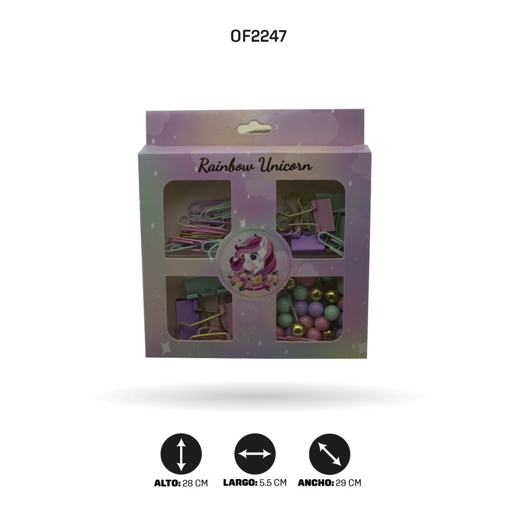 SET DE OFICINA PARA NIÑA SS7704 DISPLAY X12 [PAC4752]